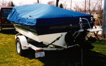 Boat on the trailer ready to go!