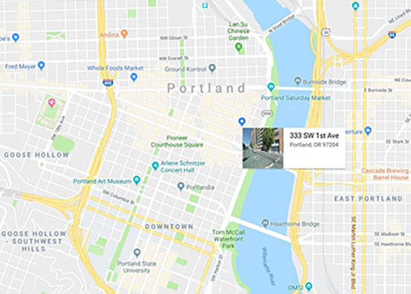 A map of our location