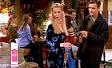 As Larry with Lisa Kudrow as Phoebe Buffay