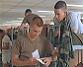 As Private Melvin with Mark Wahlberg as Private Tommy Lee Haywood