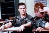 As Private Melvin with Mark Wahlberg as Private Tommy Lee Haywood