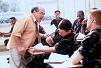 As Private Melvin with Mark Wahlberg and Danny DeVito as Bill Rago
