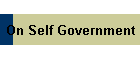 On Self Government