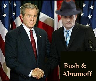 faked photo of Bush and Jack Abramoff