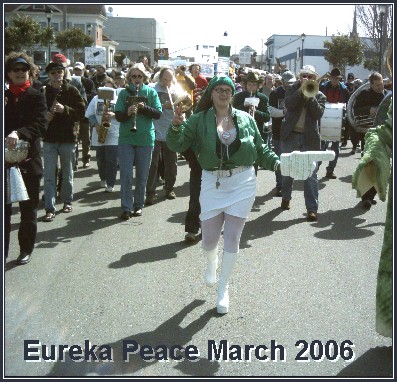 Eureka Peace March 2006 Dixieland Band