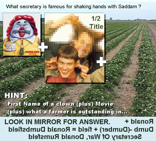 picture puzzle. arrest the evil one for Murder of 2,350 US Soldiers.