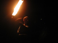 Afire