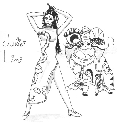 Julie Lin Black and White