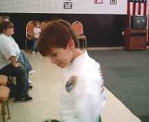 Chad Aurell at the children's self defense seminar