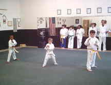 Darrien White, T.J. Cook, and Nicolas Ruth demonstrate basics