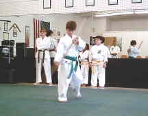 Chad Aurell demonstrating tokumine kata