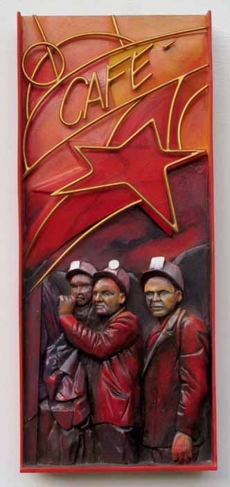 Blackball Miners.<br>
Size = 600 x 370 x 50 mm.