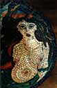 Mermaid.  Mosaic by Kate Millington.  Click to see a larger photo.