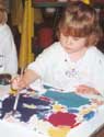 Libby creates a masterpiece.