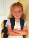Madeleine's first day at school!  What fun!