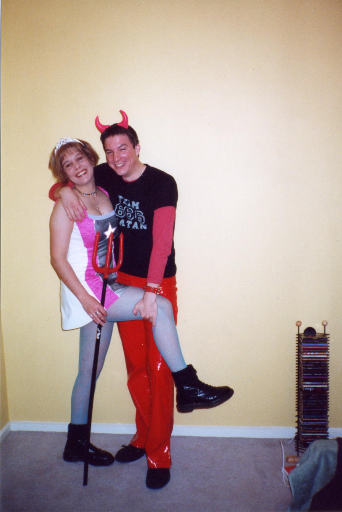 Pilgrim and Amanda in fancy dress!!!