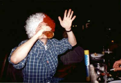 Oh No Pilgrim getting drunk again!