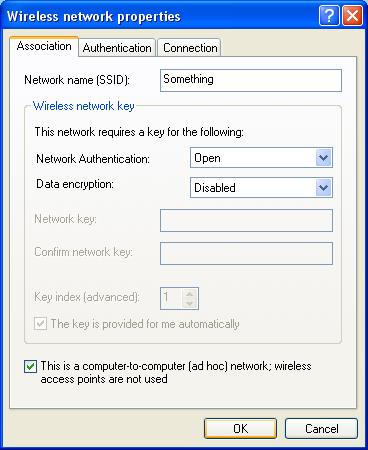 Configure new wireless network