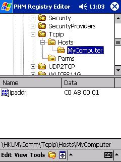 Host to IP address mapping