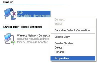 Internet connection