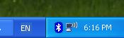 System Tray after update