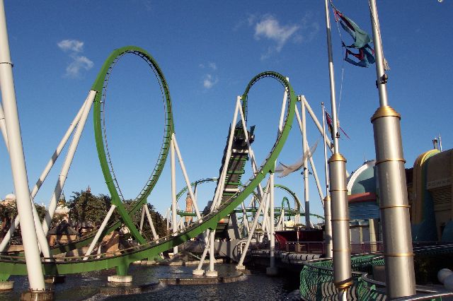 [View from beside cobra roll (boomerang)]