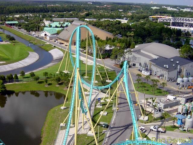 [View from top of lift hill]