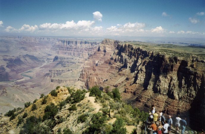 People watching the Canyon