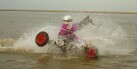 Mark Kingshott reckons the less buggy you dip in the water, the faster you go