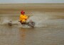 Peter Groenne crosses river