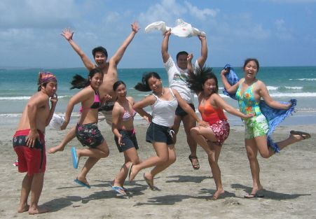 Having fun in Rizal