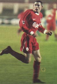 Stephen in action, with the Liverpool reserves