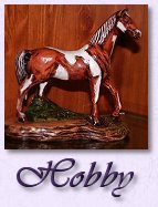 Horse Crystal Painted