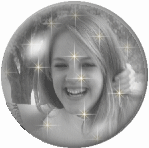 Beth in a globe