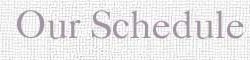 Schedule for The Grove Singers