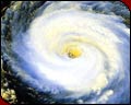 Satellite View of a Hurricane