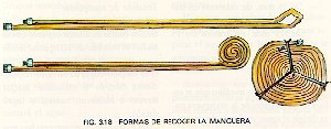 Formas de recoger la manguera