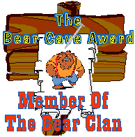Bear Cave Award
