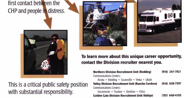 CHP COIIs are the first contact between the CHP and people in distress.