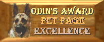 Odin Pet Page Excellence
Award