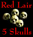 Red Lair 5 Skulls Award