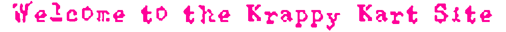 Enter the Krappy Kart Site