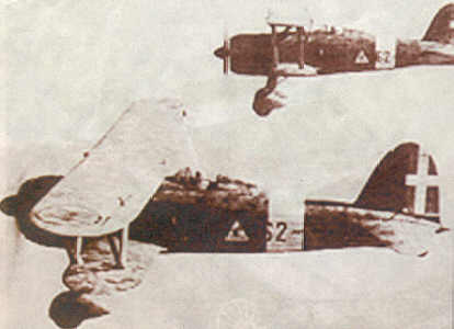 Cr.42 biplanes