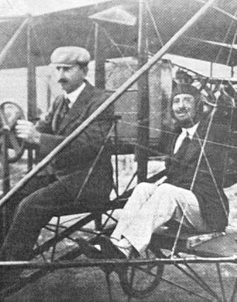 D'Annunzio on Wright's plane
