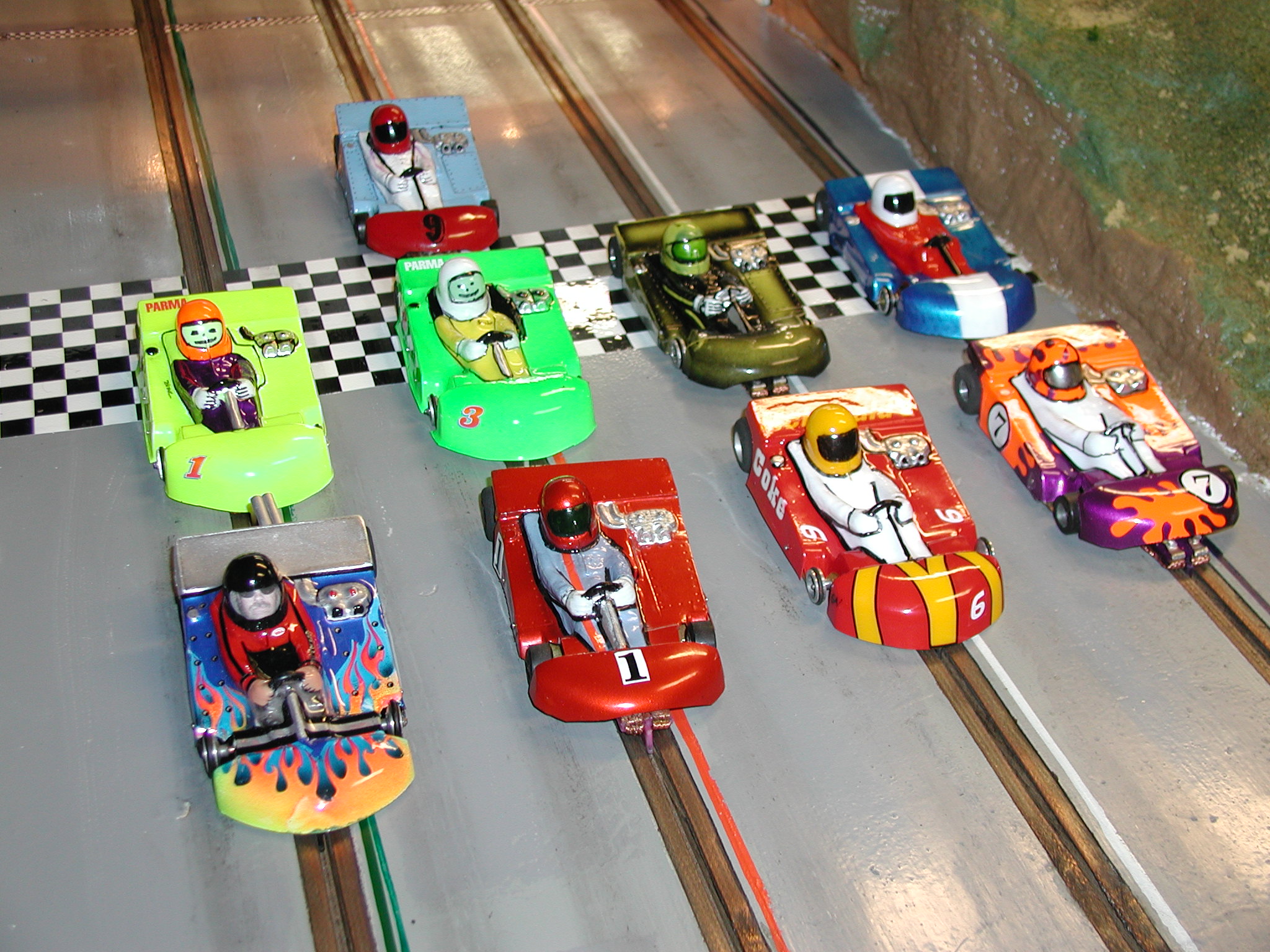 1/12nd scale B production Go-Karts
