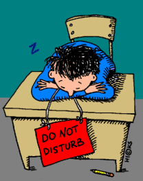 Student Sleeping