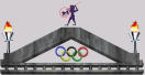 rings, athlete, torches