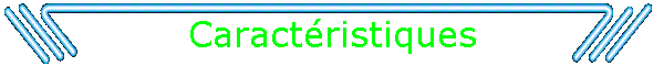 Caract�ristiques