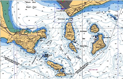 Carte marine bais S-�