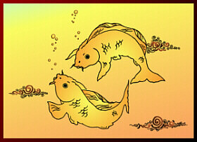Two Carp: The Sun in Water